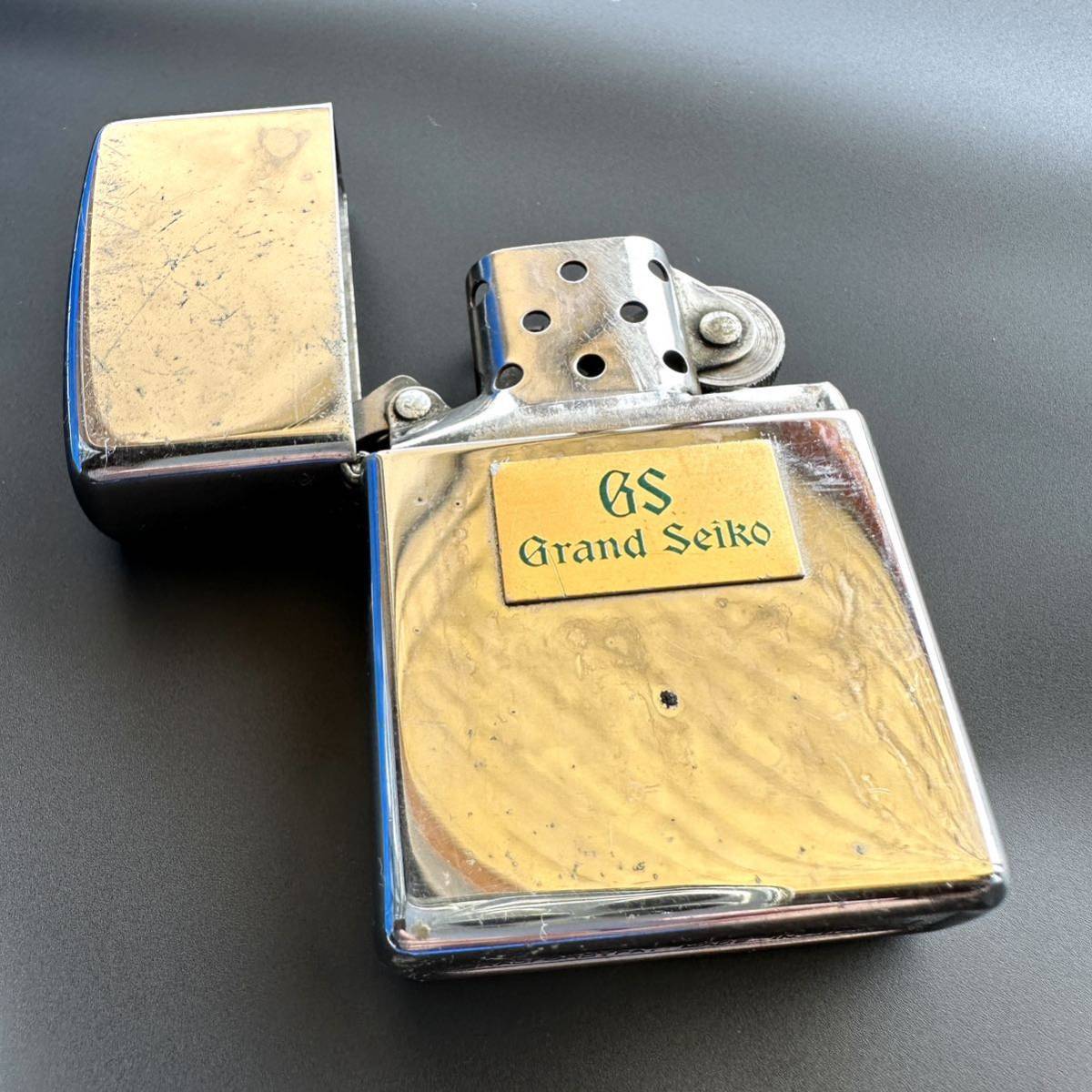 【希少】 ZIPPO GS グランドセイコー 高級腕時計 ジッポ オイルライター ジッポー ライター_画像2