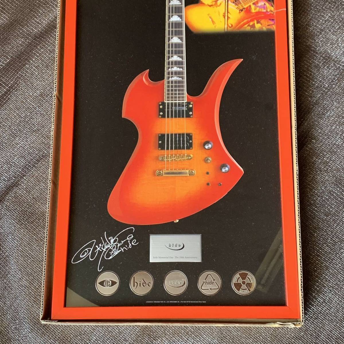 hide ギター cherry sunburst hide ペイント メモリアル hide ギター cherry sunburst hide ペイント メモリアル