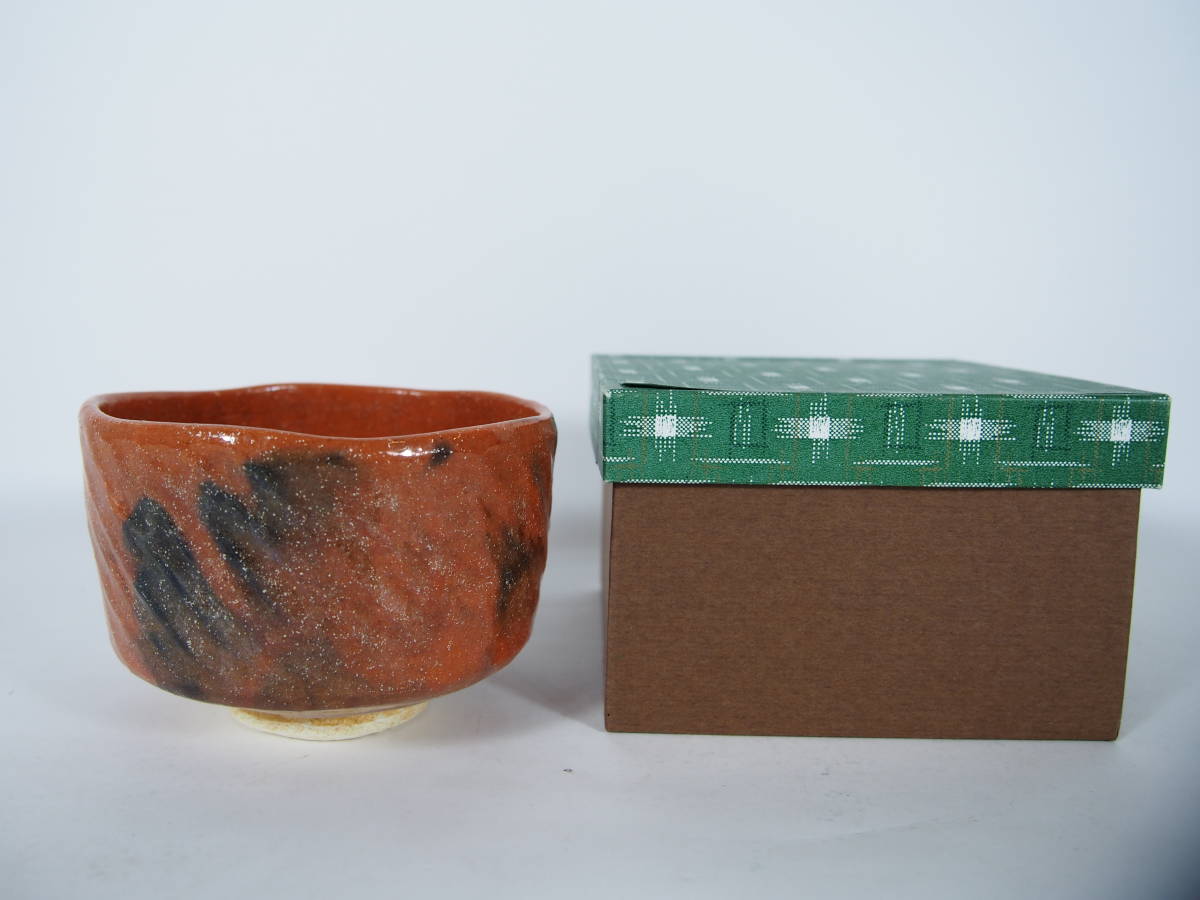高台寺銘赤楽抹茶茶碗在銘茶道具23 429-42 | JChere雅虎拍卖代购