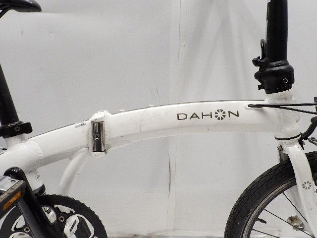 DAHON ダホン 折り畳み自転車 mu D9 ホワイト ミニベロ 2019年モデル 配送/来店引取可 □ 6A7C3-1の画像3