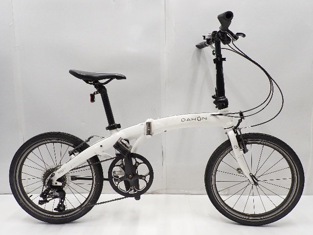 DAHON ダホン 折り畳み自転車 mu D9 ホワイト ミニベロ 2019年モデル 配送/来店引取可 □ 6A7C3-1の画像1