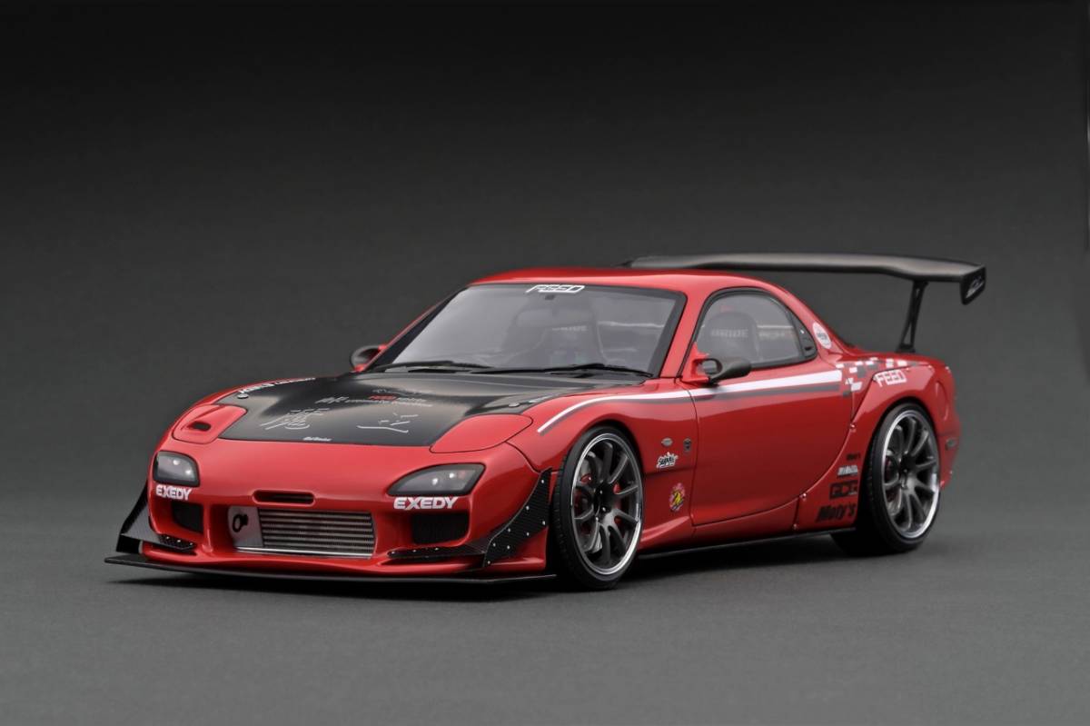  зажигание модель 1/18 FEED Mazda RX-7 (FD3S) Devil Kings красный / ограниченный выпуск 140 шт. 