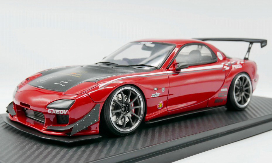  зажигание модель 1/18 FEED Mazda RX-7 (FD3S) Devil Kings красный / ограниченный выпуск 140 шт. 