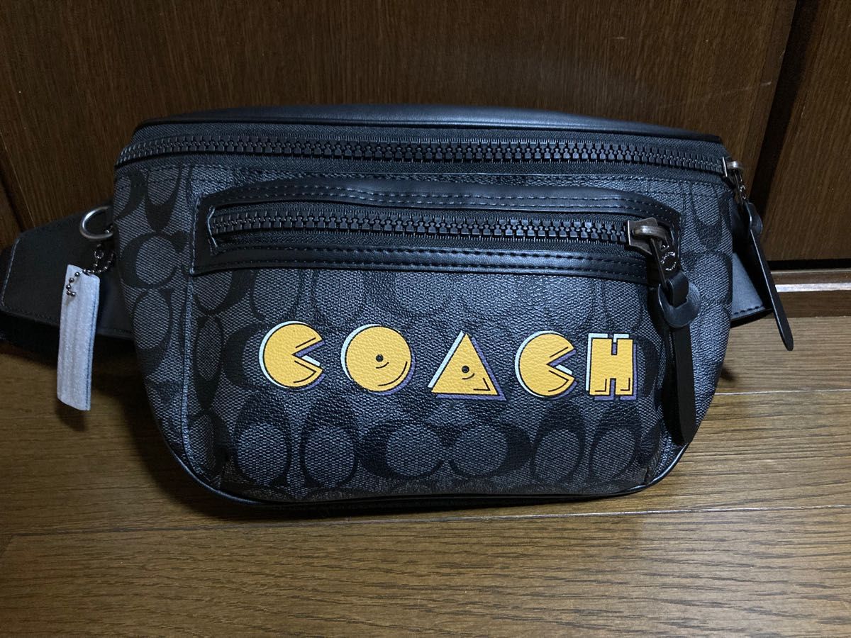 新品未使用品 COACH PACMAN  コーチ パックマン コラボ ボディバッグ ショルダーバッグ