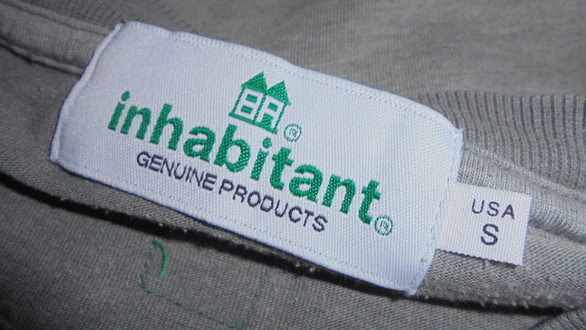 inhabitant inhabitant T-shirt sizeS gray .no electro- 