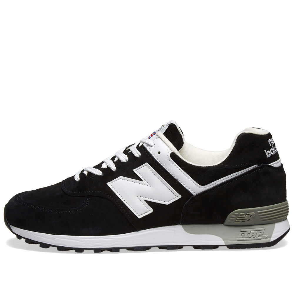 国内正規品 UK製 New Balance M576KGS ブラック×ホワイト US7D 25cm 限定 イギリス英国製 NB スエード 黒 スニーカー Made In England_画像8