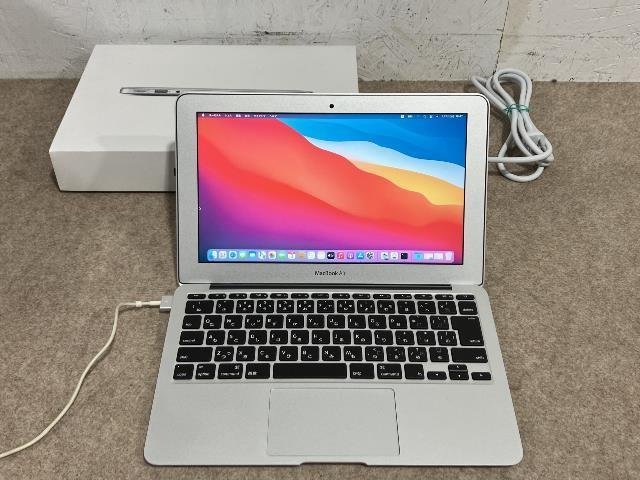 訳あり Apple MacBookAir 2013 11インチ A1465 /MacOS:Big Sur CPU:Core i5 1.3GHz メモリ:4GB SSD:500GB MacBook Air A1465 Corei5 2012 SSD メモリ4GB
