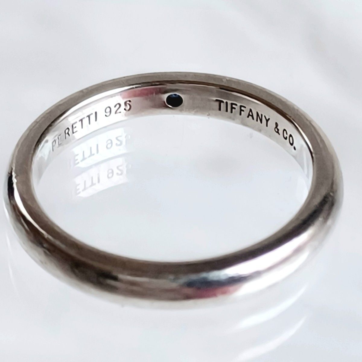 TIFFANY&Co. サファイア SV925 リング 9号 ペレッティ