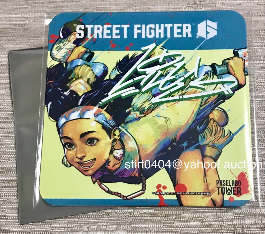 ストリートファイター6 パセラボタワー コラボカフェ 非売品 特典 ノベルティ コースター リリー LILY STREET FIGHTER 6 スト6 ストファイ_画像1