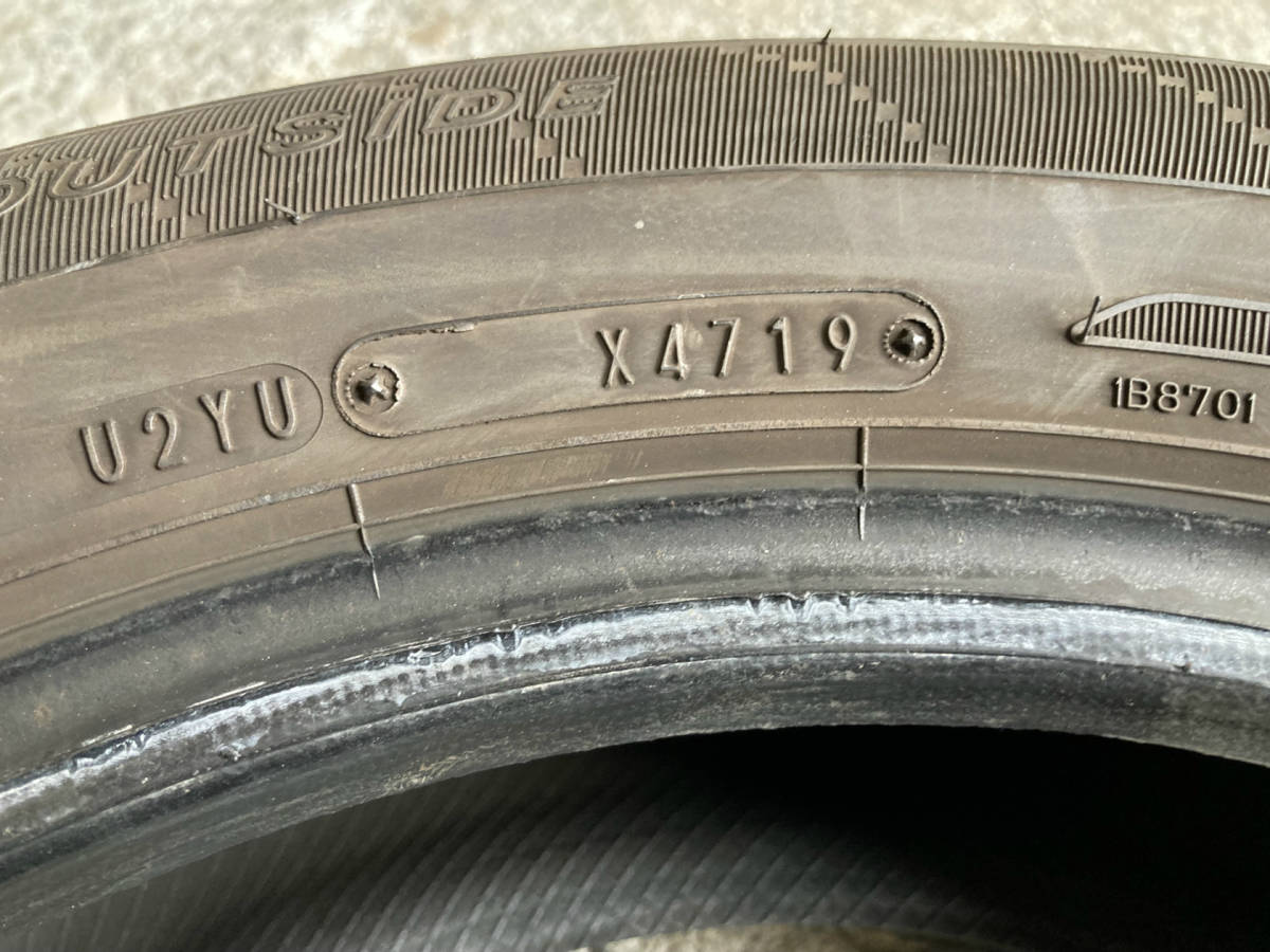 175/65R15 4ps.@DUNLOP summer tire used cheap spew groove aqua MINI Swift Spade Fit etc. receipt possible Sapporo N928F