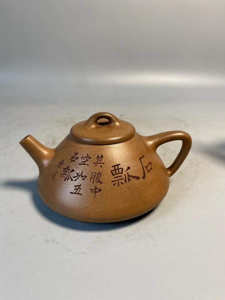 白泥 急須 追加画像 清時代 中国古董-