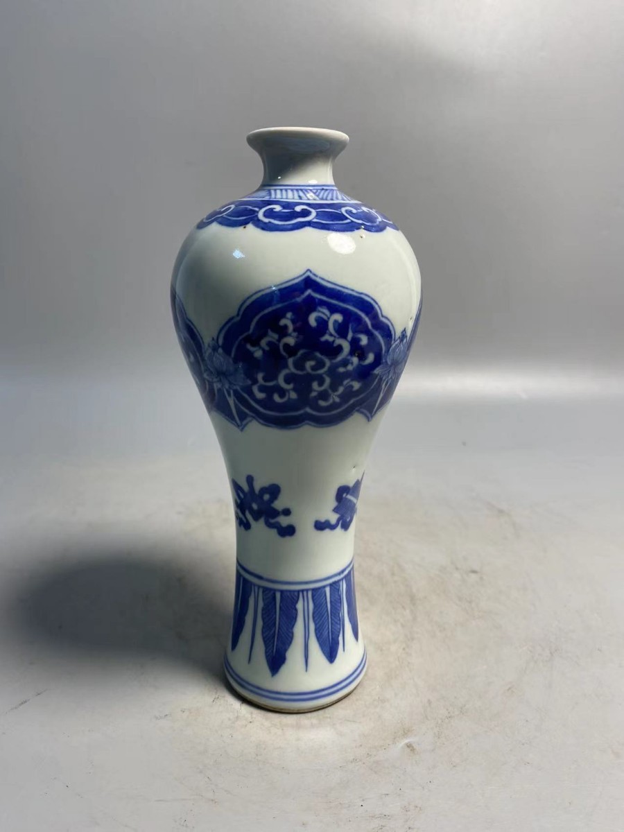 代購代標第一品牌-樂淘letao-旧家蔵出清時代陶磁器景徳鎮製青花花入