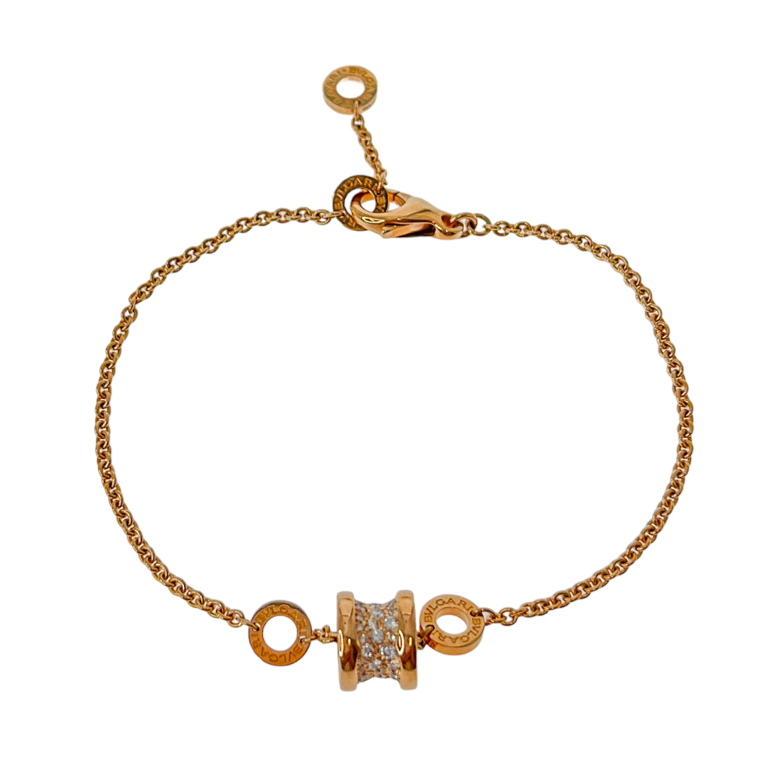 【全商品オープニング価格 特別価格】 BVLGARI ブルガリ 350897 B-ZERO1 ソフトブレス K18PG ブレスレット、バングル