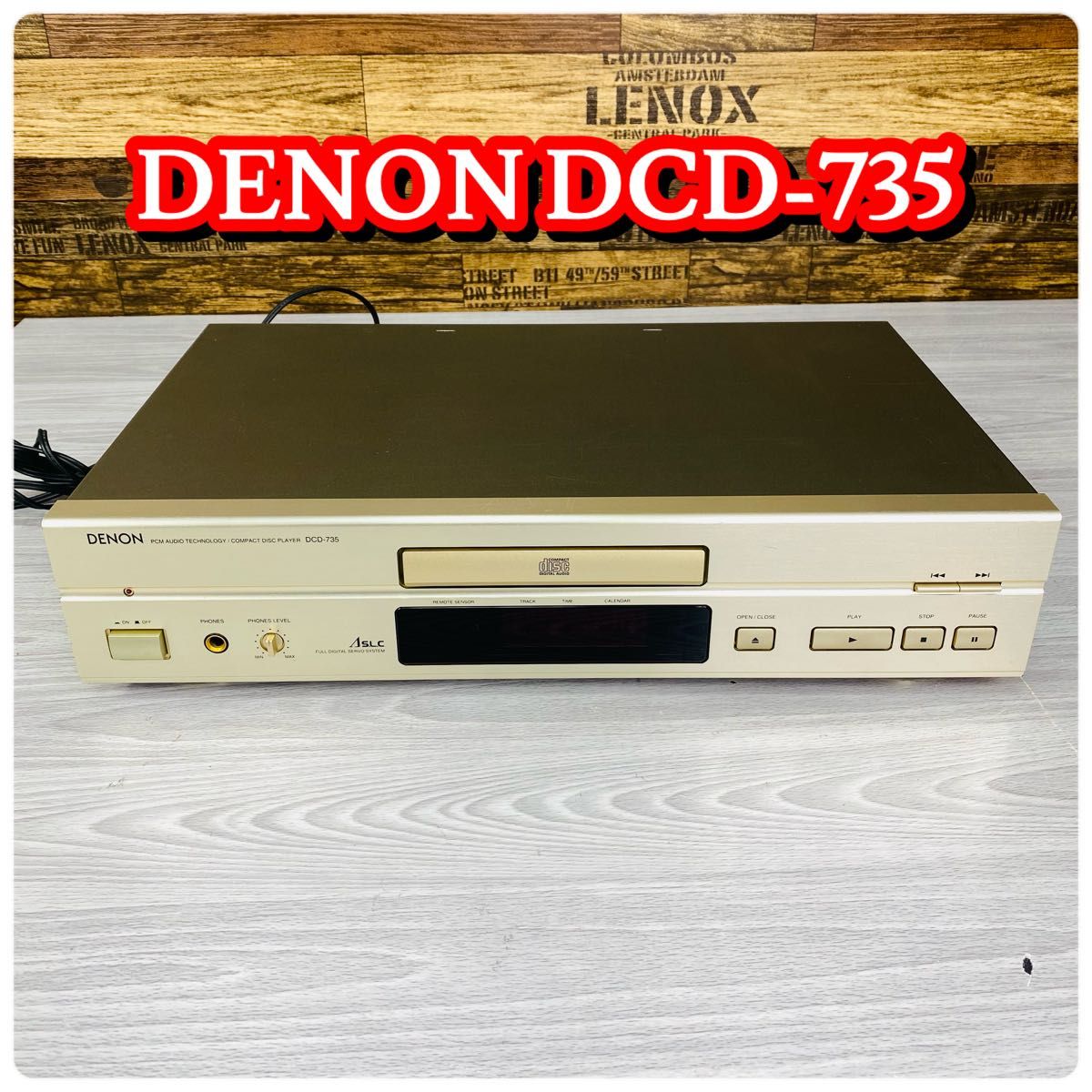 DENON デノン　DCD-735 CDプレーヤー