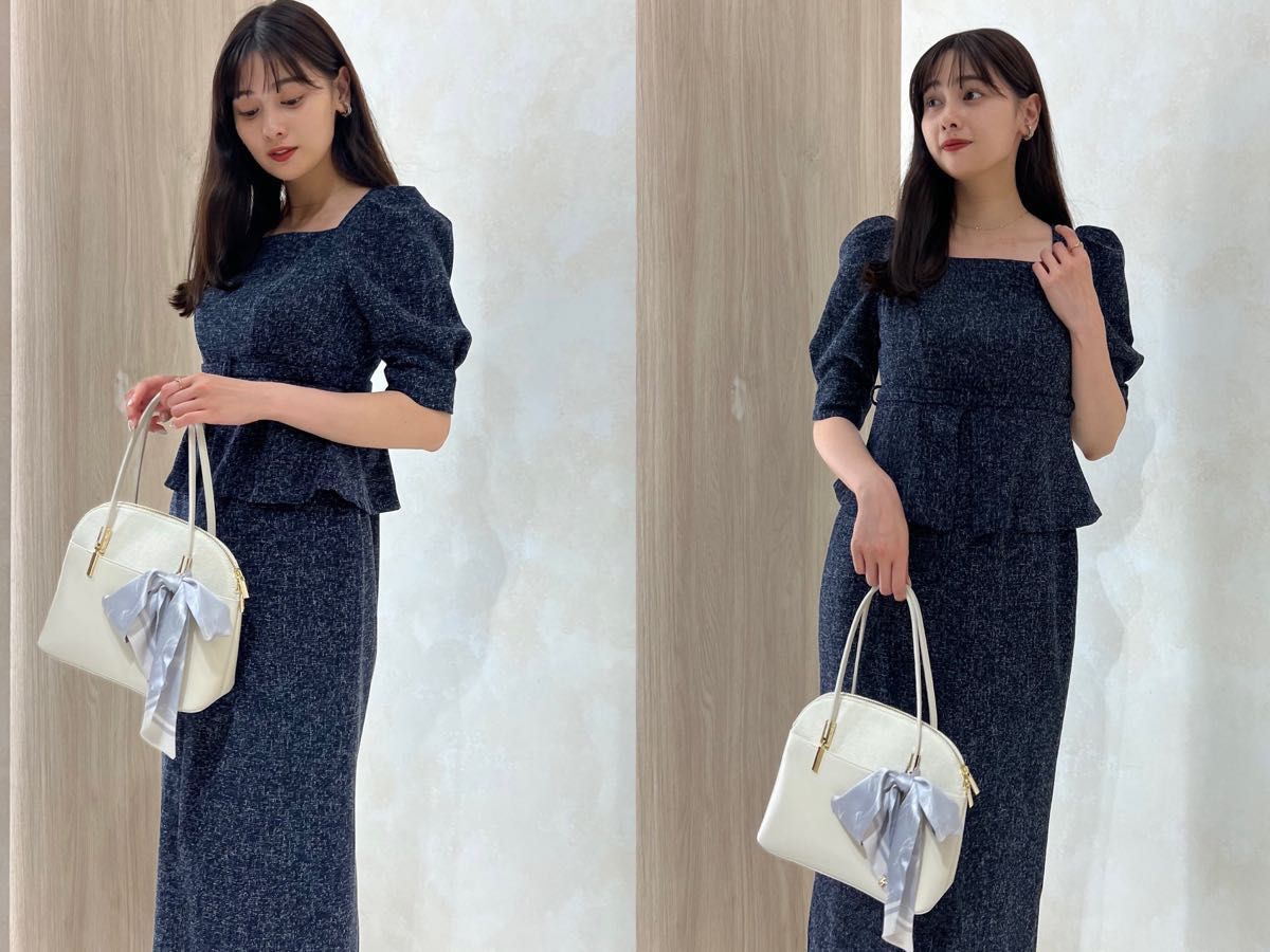 Allure Tweed Midi Dress ネイビー|Yahoo!フリマ(旧PayPayフリマ) Allure Tweed Midi Dress ネイビー|Yahoo!フリマ(旧PayPayフリマ)