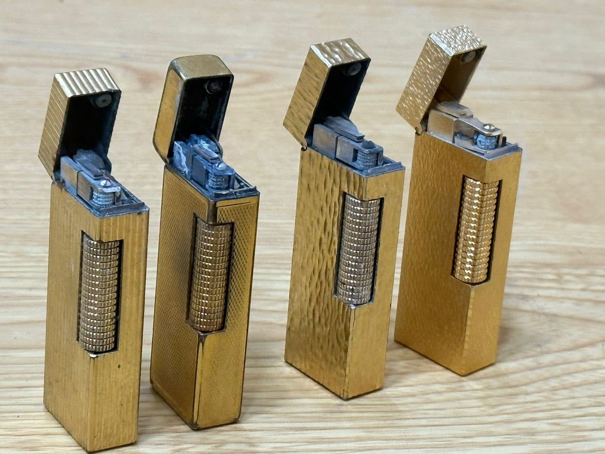 ☆ ダンヒル dunhill ダンヒルライター ゴールドケースカラー ガス