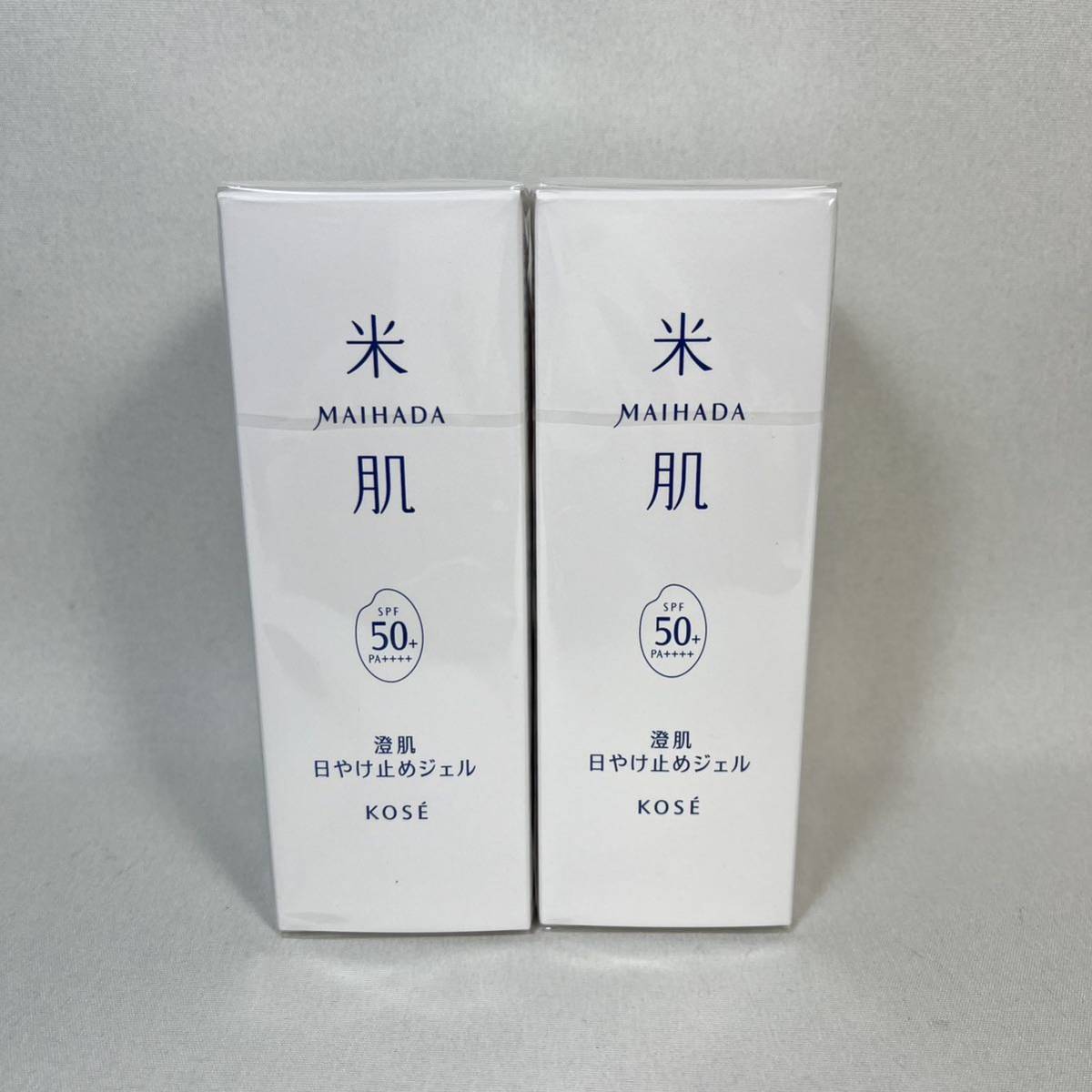 KOSE 米肌 日焼け止めジェル 80g 2本セット SPF50+/PA++++_画像1