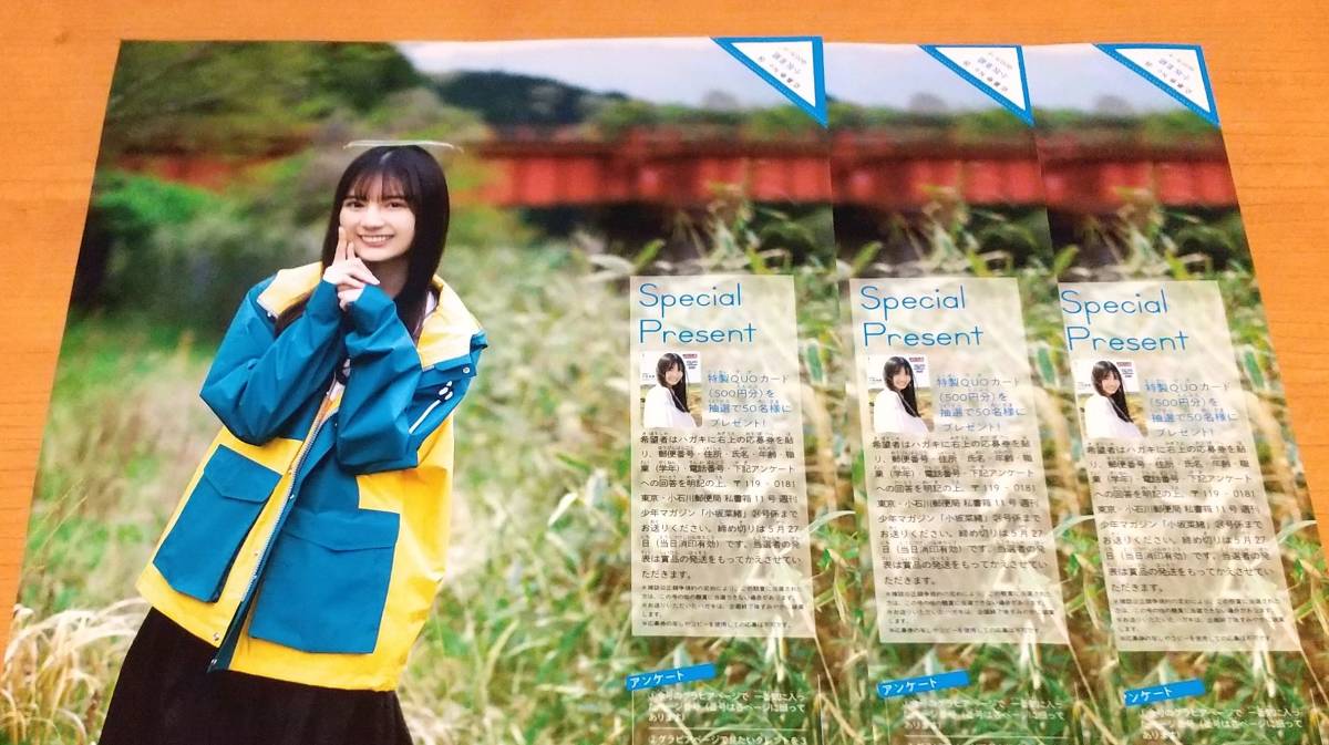 カードにな 日向坂46 小坂菜緒 抽選QUOカード※使用済み ルカリ