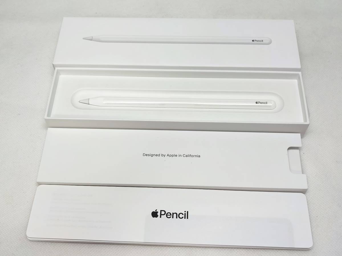 ほぼ未使用】Apple Pencil アップルペンシル 第2世代【保証未登録 