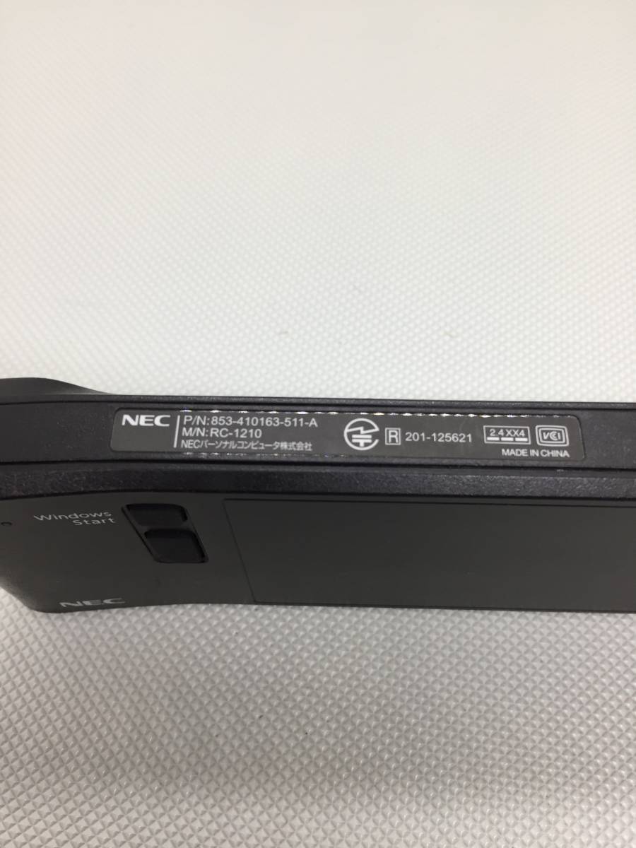 OK7047●NEC VALUESTAR Lavie PC用 リモコン PC一体型パソコン用リモコン RC-1210 P/N:853-410163-511-A_画像6