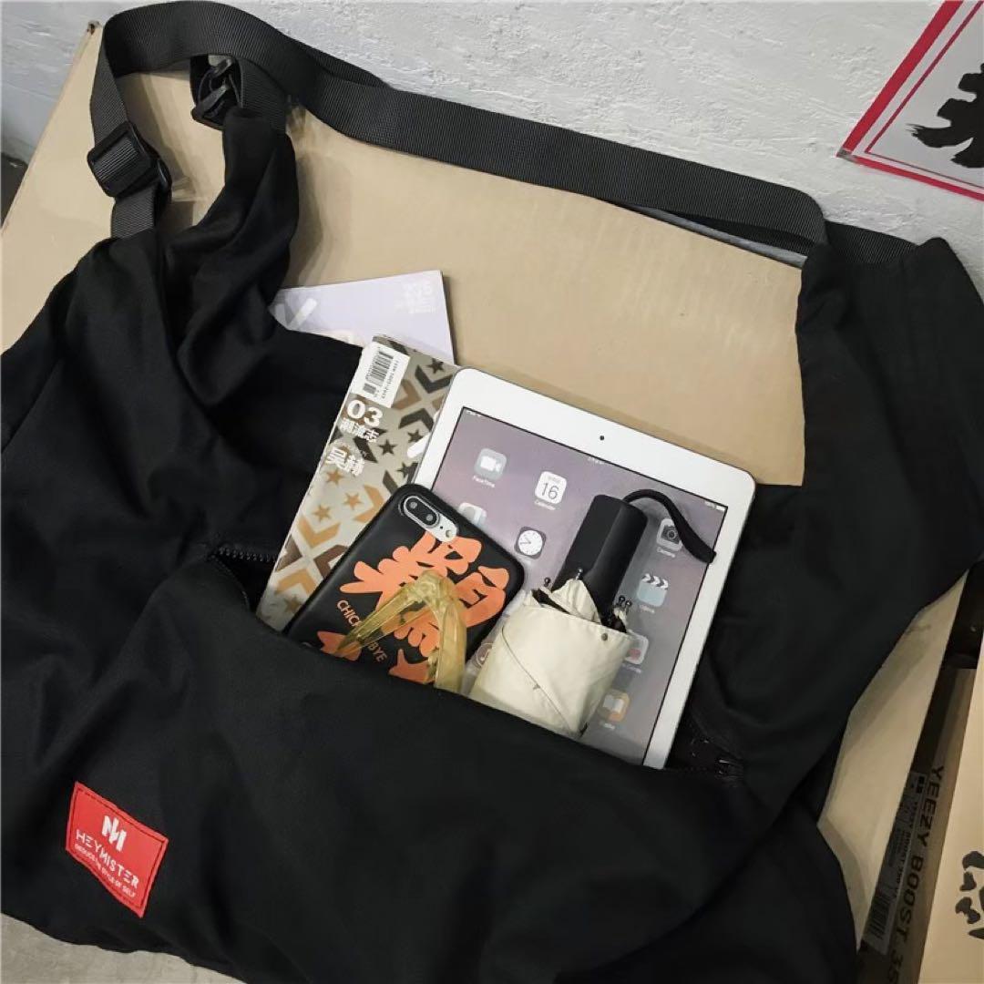 *2way specification * chest bag Harness bag black [349]U526