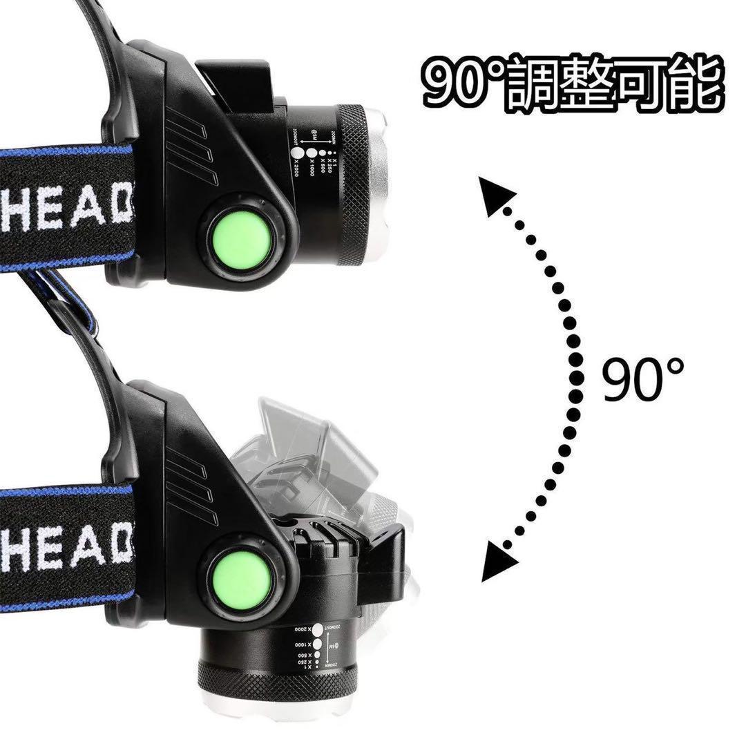 ★新品送料無料★ LEDヘッドランプ USB充電式 高輝度【015】U526