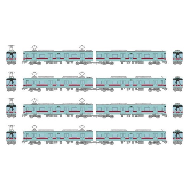 ■ TOMYTEC 鉄道コレクション 29弾 【 1445+1446 西日本鉄道 7000系 7107+7507 】 2両セット×4 計8両 トミーテック 鉄コレ