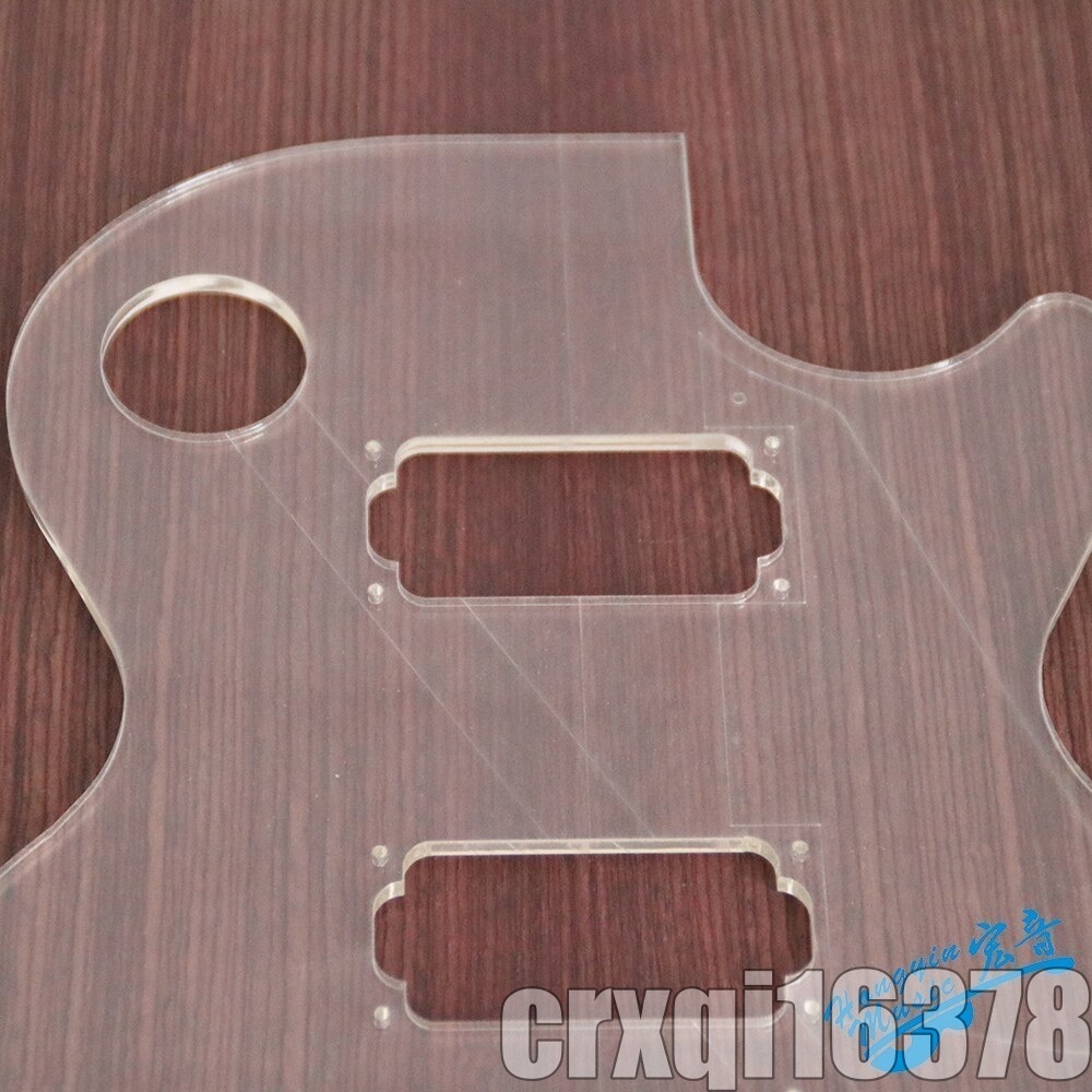 特価◎LP スタイルエレキギター本体透明アクリルテンプレートギター製造金型_画像2