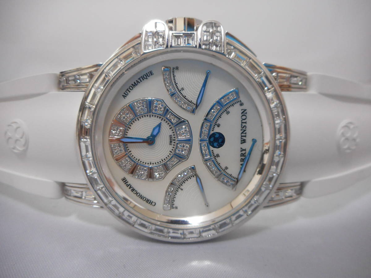 HARRY WINSTON Harry Winston Ocean toli retro chronograph VS Class bageto diamond full after processing does custom 