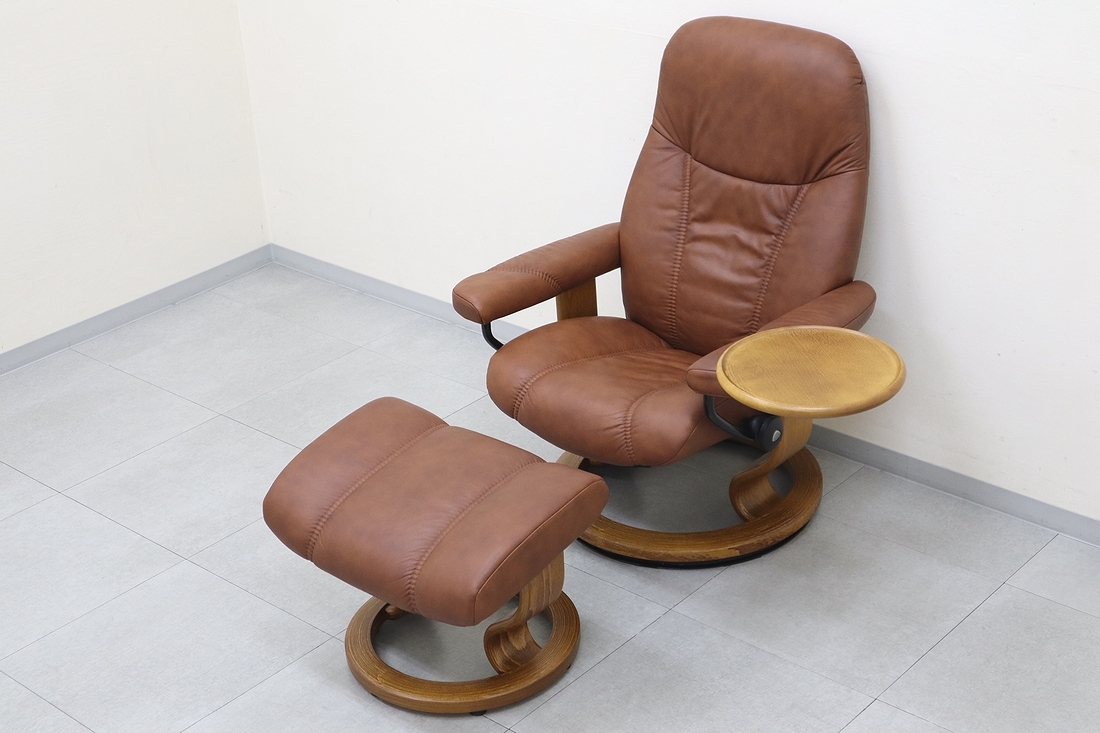 ◇美品◇EKORNES エコーネス◇ストレスレス チェア コンサル◇本革