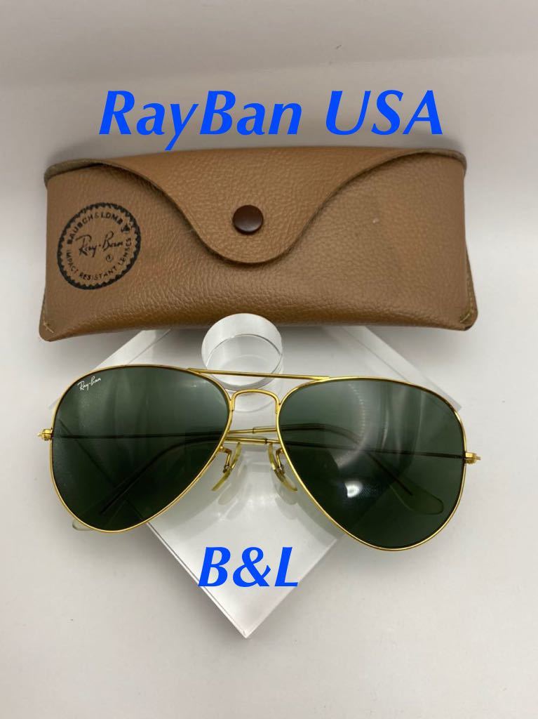 ヤフオク! - Ray-Ban ボシュロム AVIATOR GOLD レイ...