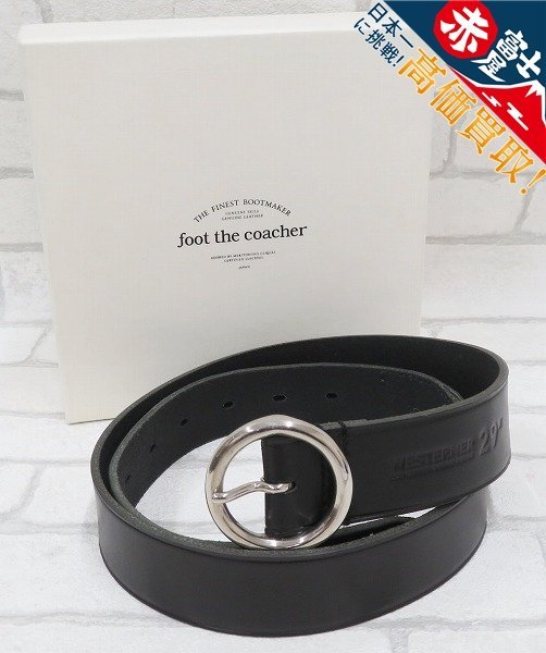 2A6041/未使用品 foot the coacher WESTERNER BELT フットザコーチャー ウエスタンベルト_画像1