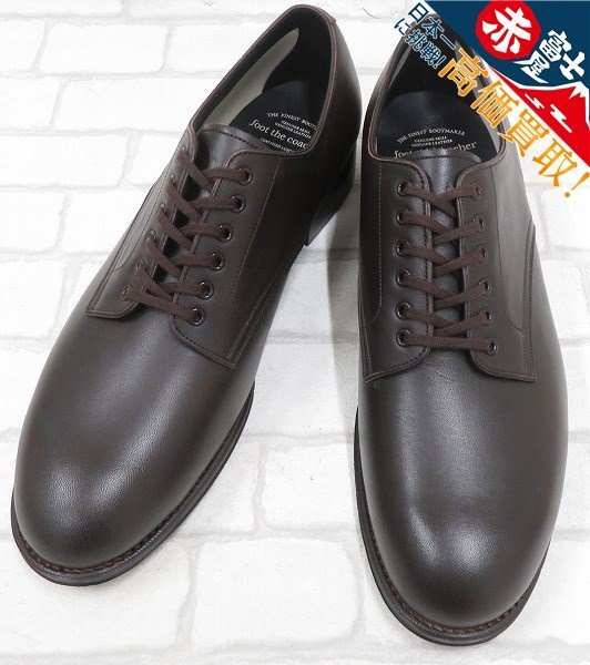2S7277/未使用品 foot the coacher SERVICEMAN SHOES leather sole フットザコーチャー サービスマンシューズ 8