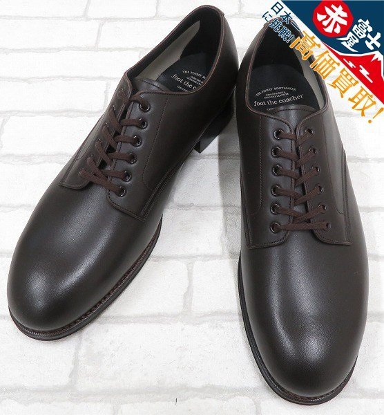 2S7276/未使用品 foot the coacher SERVICEMAN SHOES leather sole フットザコーチャー サービスマンシューズ 8