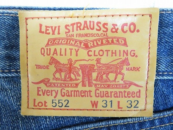 3P2840/リーバイス OL552-0003 フィリピン製 ユーズド加工デニムパンツ LEVI'S_画像4