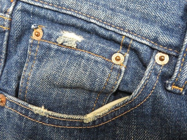 3P2840/リーバイス OL552-0003 フィリピン製 ユーズド加工デニムパンツ LEVI'S_画像9