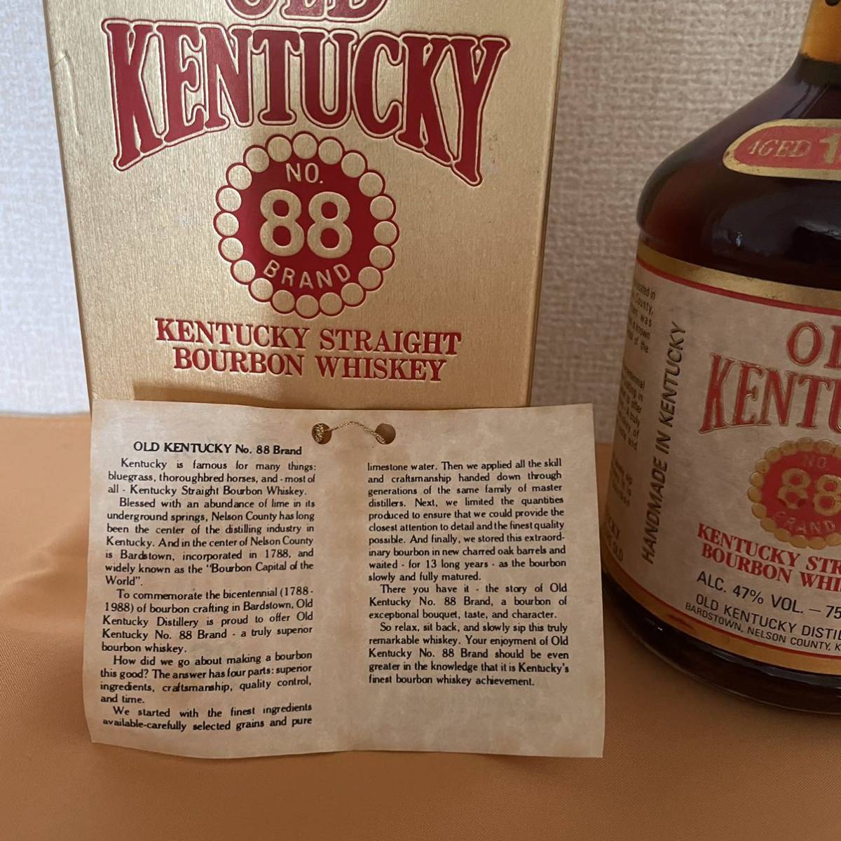 OLD KENTUCKY No.88 13年 オールド ケンタッキー バーボン ウイスキー