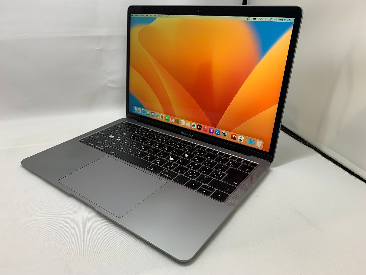 １円スタート！！ Apple MacBook Air A1932 (Retina, 13-inch, 2019) スペースグレイ [Nmc] 