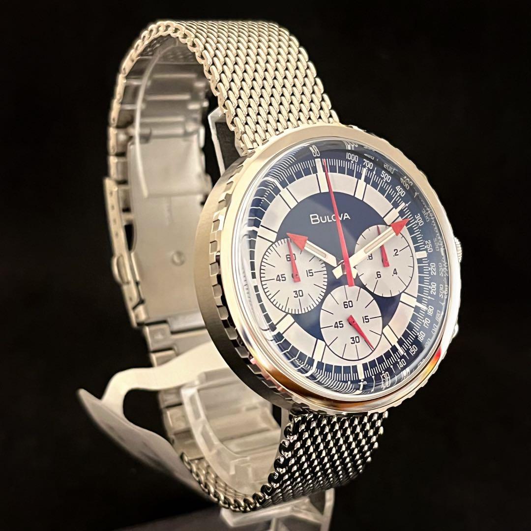 これぞBULOVA!!】展示品特価/ブローバ/メンズ腕時計/激レア/クロノ