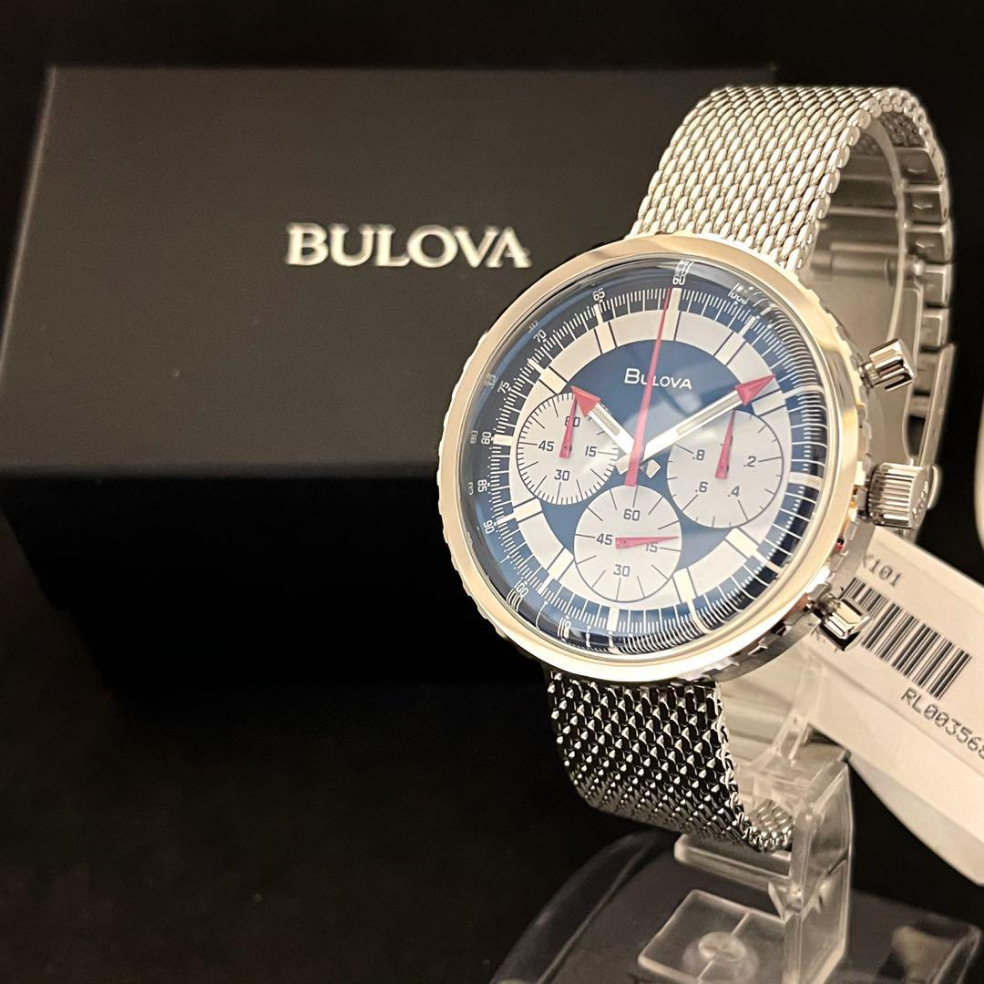 これぞBULOVA!!】展示品特価/ブローバ/メンズ腕時計/激レア/クロノ