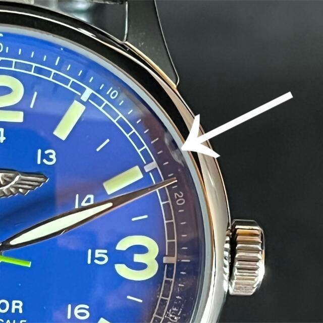 憧れの 【激レア】RAKETA/メンズ腕時計/Pilot AVIATOR/ブルー色/青