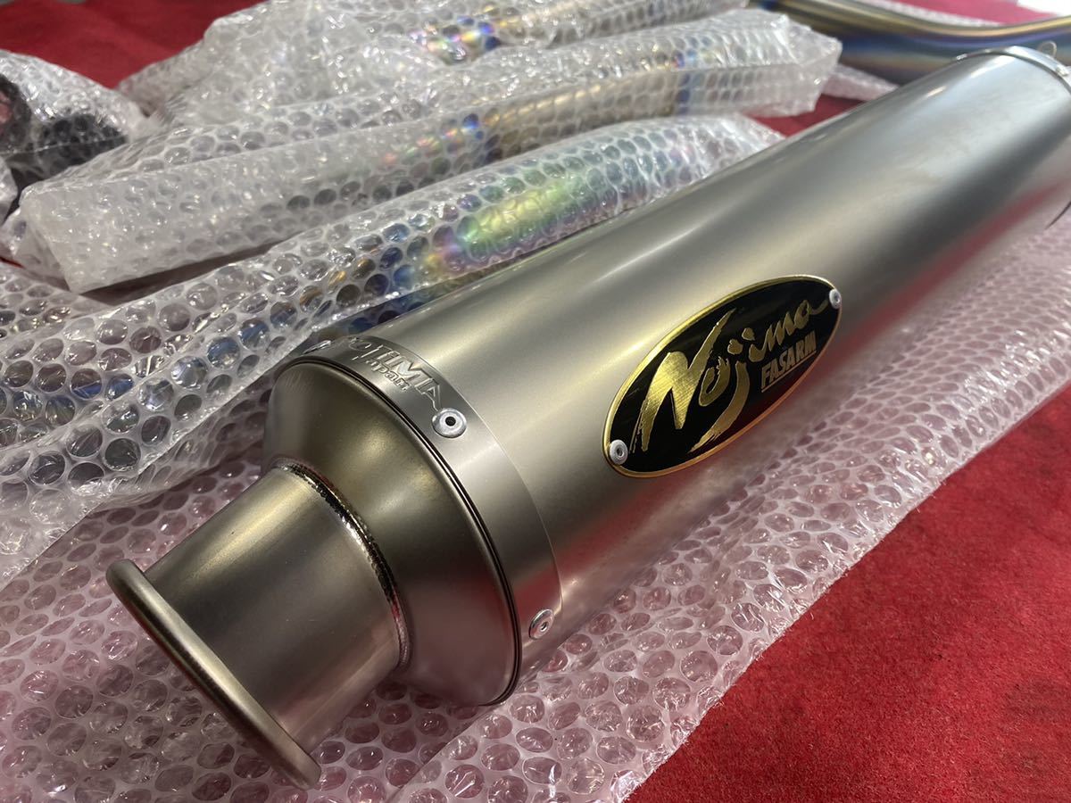 [ new goods ] Yamaha XJR1300/XJR1200nojimaNojimafasa-m Pro titanium full exhaust muffler titanium silencer 