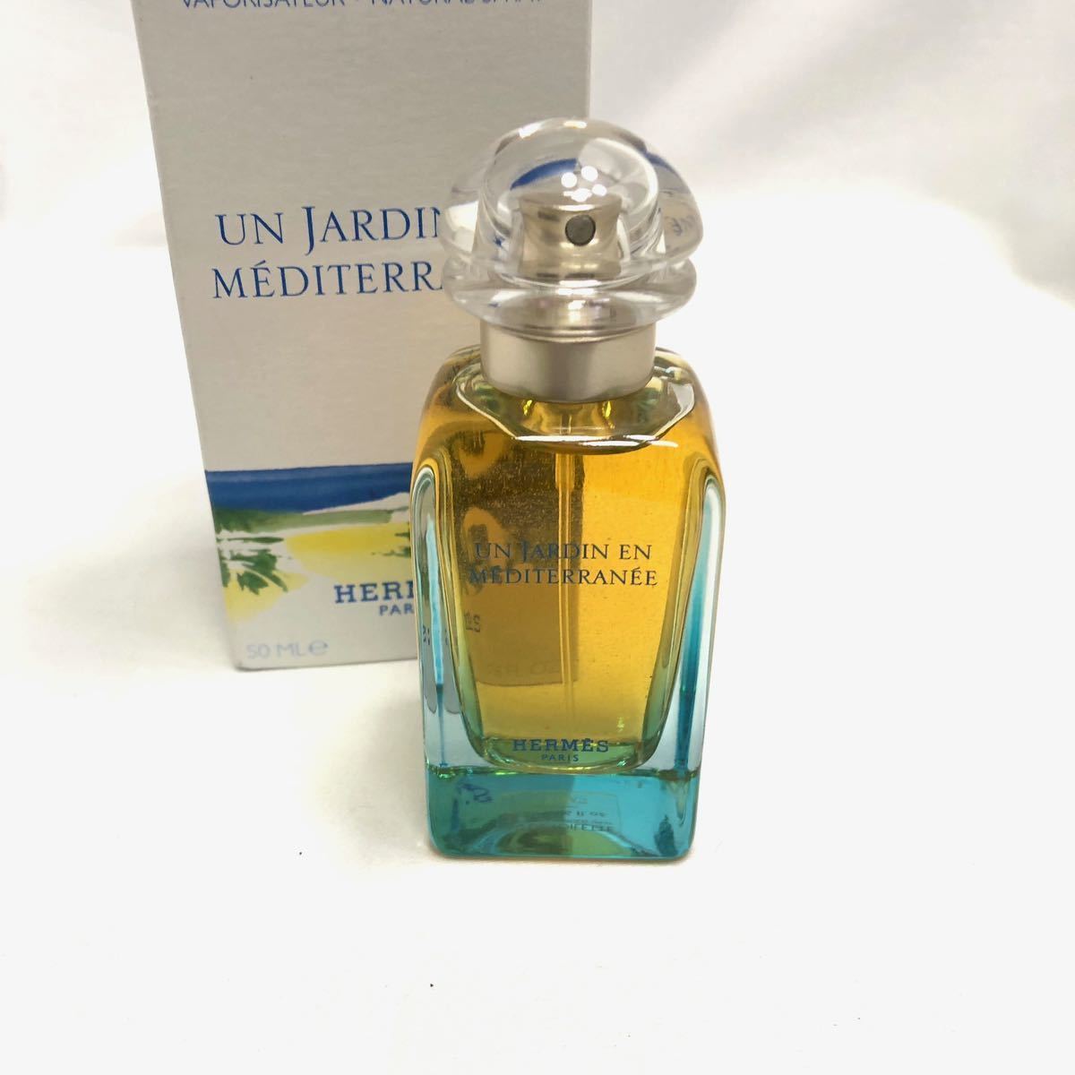 HERMES エルメス 地中海の庭 50ml オードトワレ 残量98%_画像1