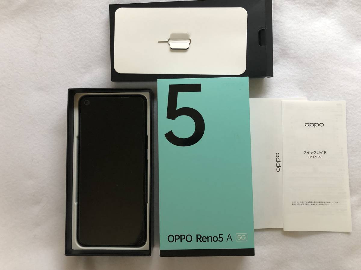 国内外の人気集結！ A Reno5 OPPO 6GB/128GB 極上品 アイスブルー