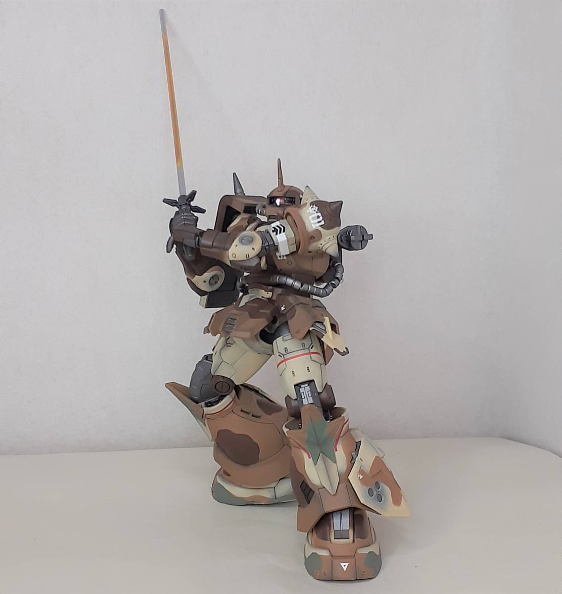 塗装済み完成品】HG 1/144 高機動型ザク エグバ機 ウェザリング仕様