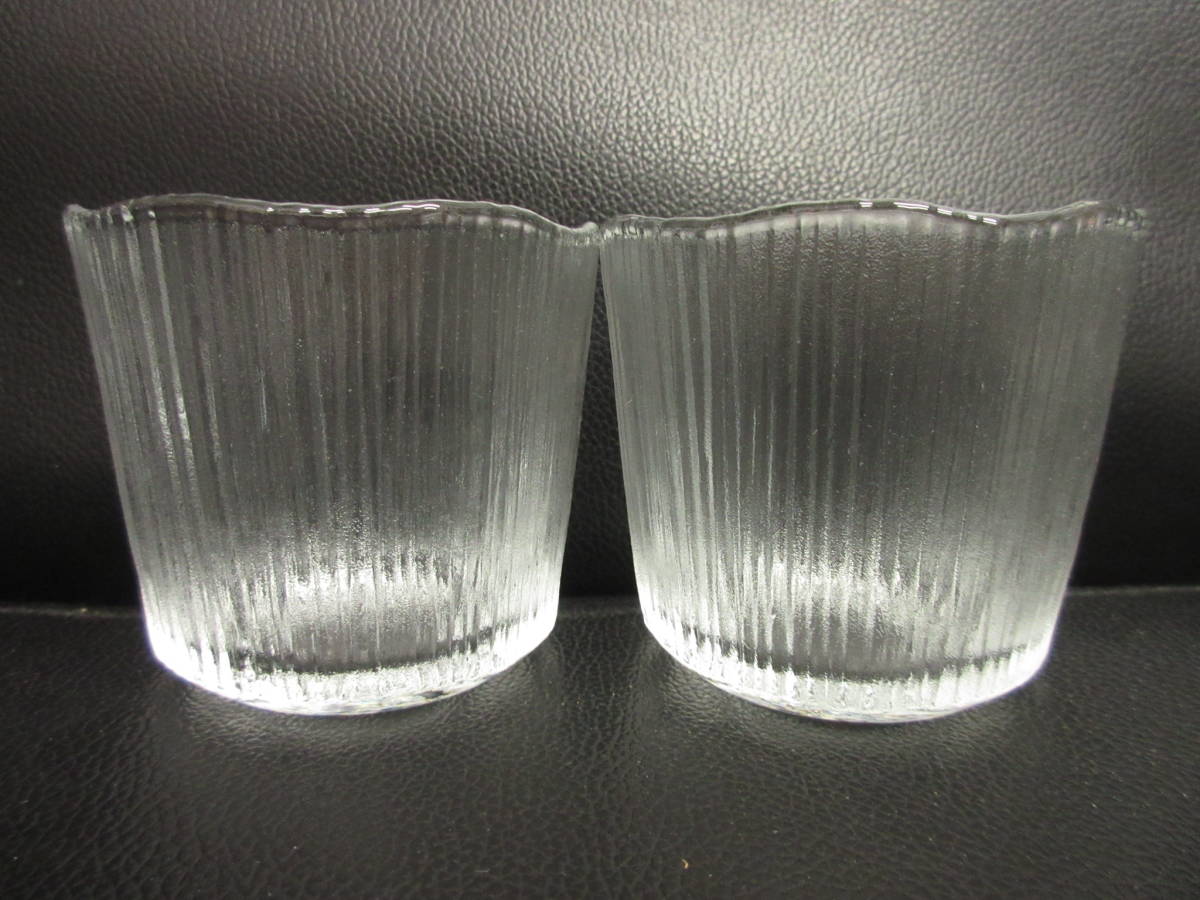 《食器》無銘 「ガラスのコップ：色々 7個(4種セット)」 細身＋縦長・太目＋幅広 昭和感のあるタンブラーグラスの画像2