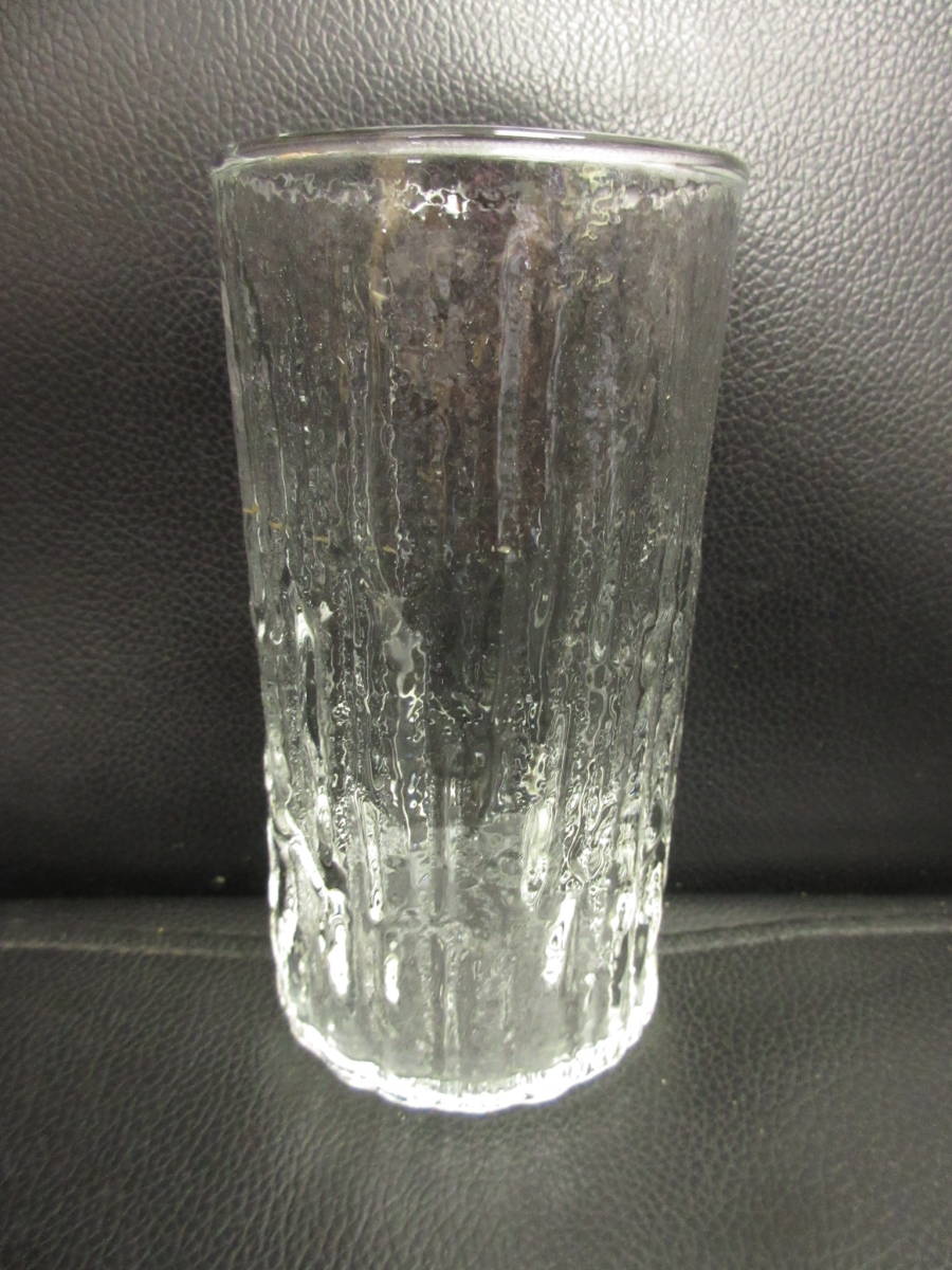 《食器》無銘 「ガラスのコップ：色々 7個(4種セット)」 細身＋縦長・太目＋幅広 昭和感のあるタンブラーグラスの画像8