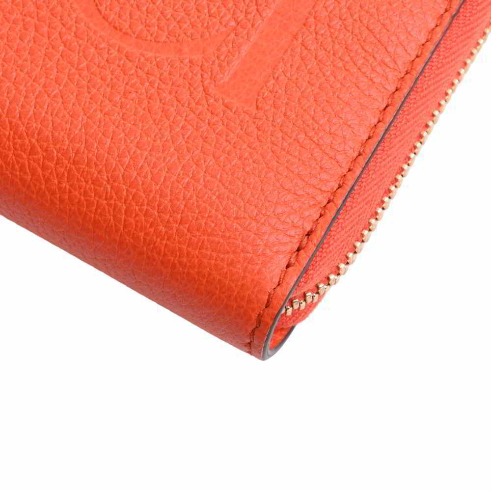 Gucci グッチ レザー ロゴ ジップアラウンドウォレット ラウンド