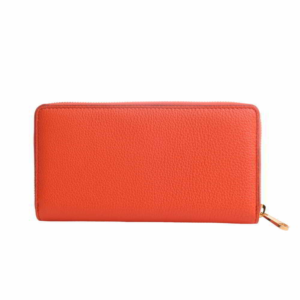 Gucci グッチ レザー ロゴ ジップアラウンドウォレット ラウンド