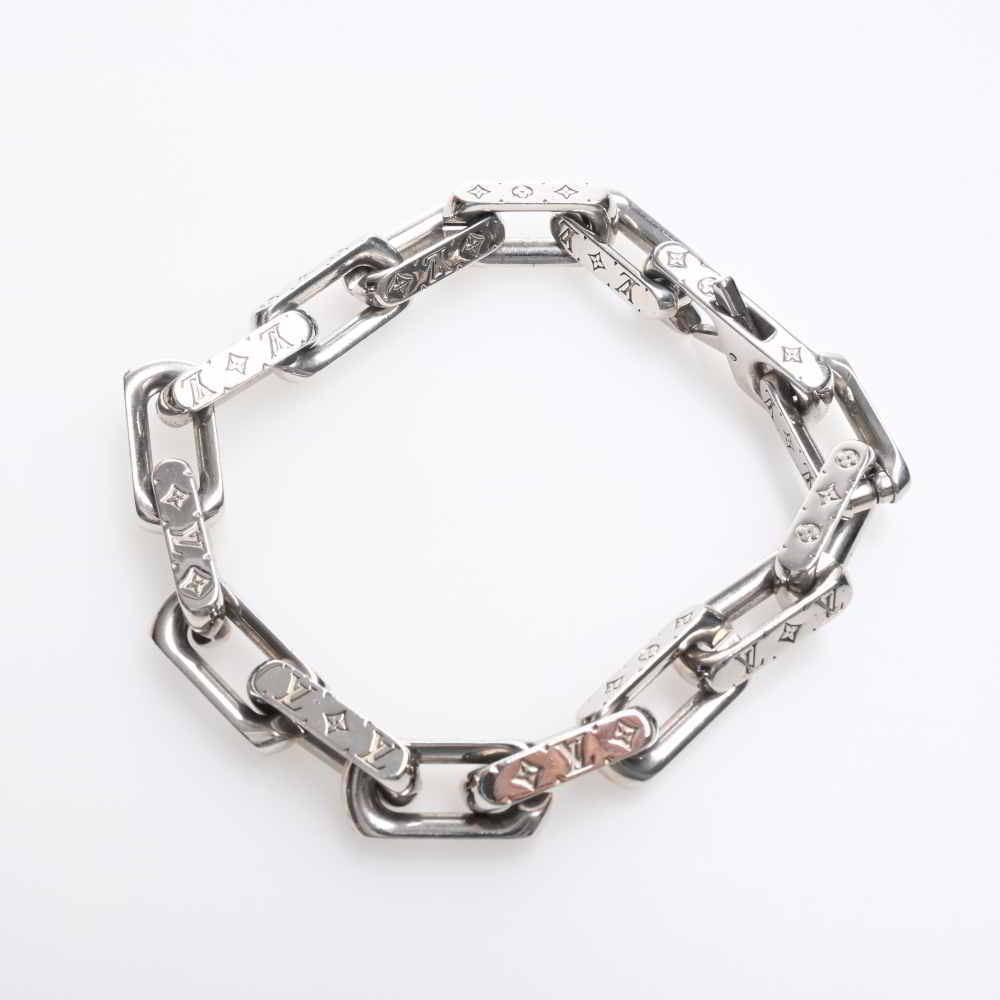 LOUIS VUITTON ルイヴィトン モノグラム チェーン ブレスレット M64224